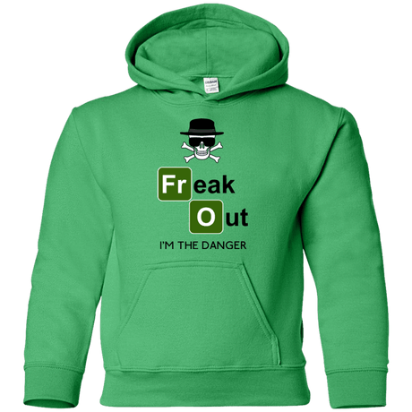 Sweatshirts Irish Green / YS Freaking danger Youth Hoodie