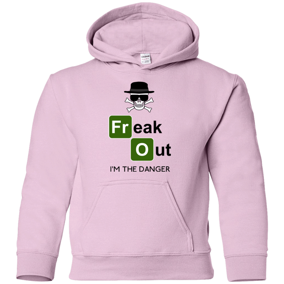 Sweatshirts Light Pink / YS Freaking danger Youth Hoodie