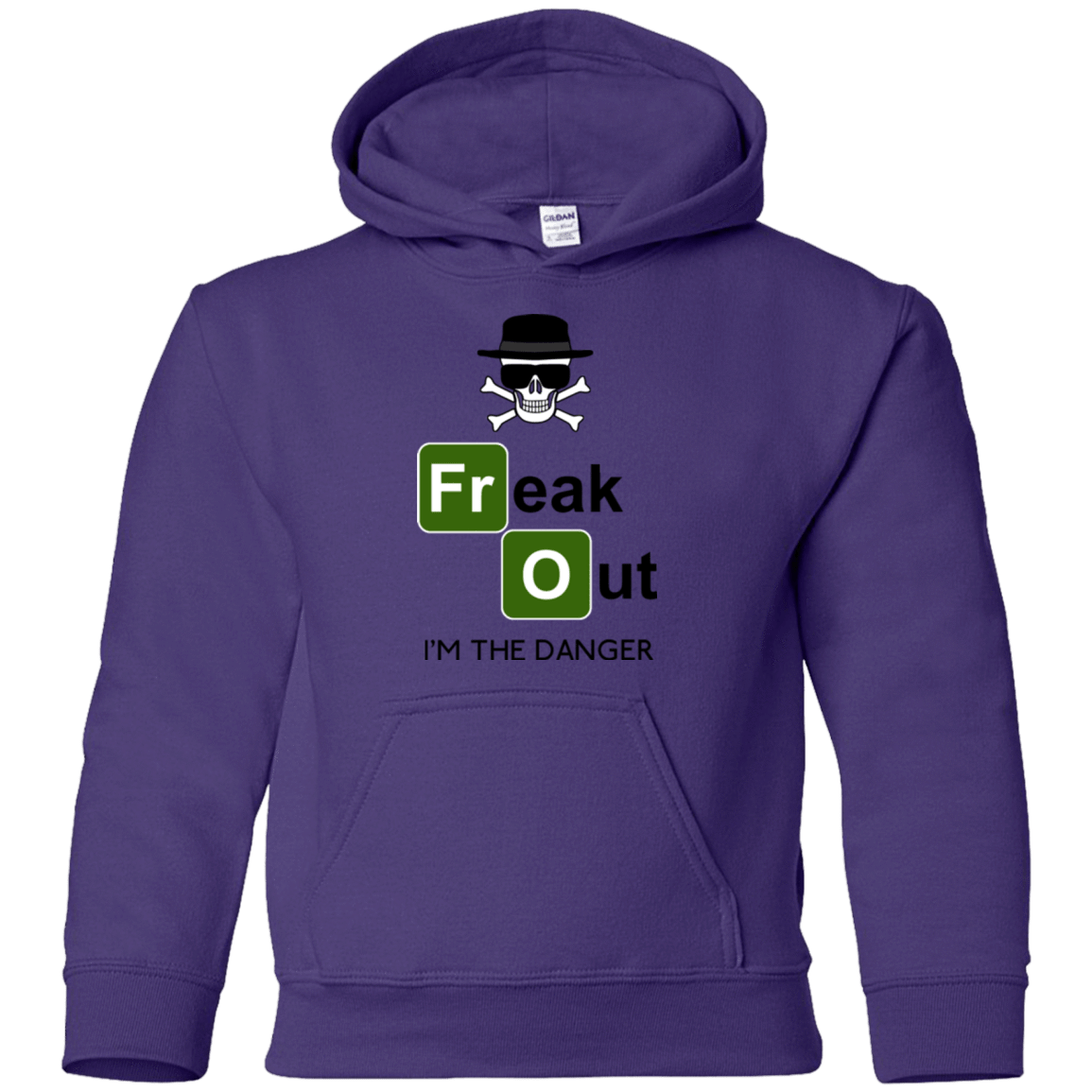 Sweatshirts Purple / YS Freaking danger Youth Hoodie