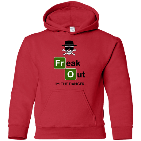 Sweatshirts Red / YS Freaking danger Youth Hoodie