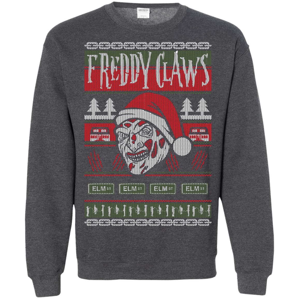 Sweatshirts Dark Heather / S Freddy Claws Crewneck Sweatshirt