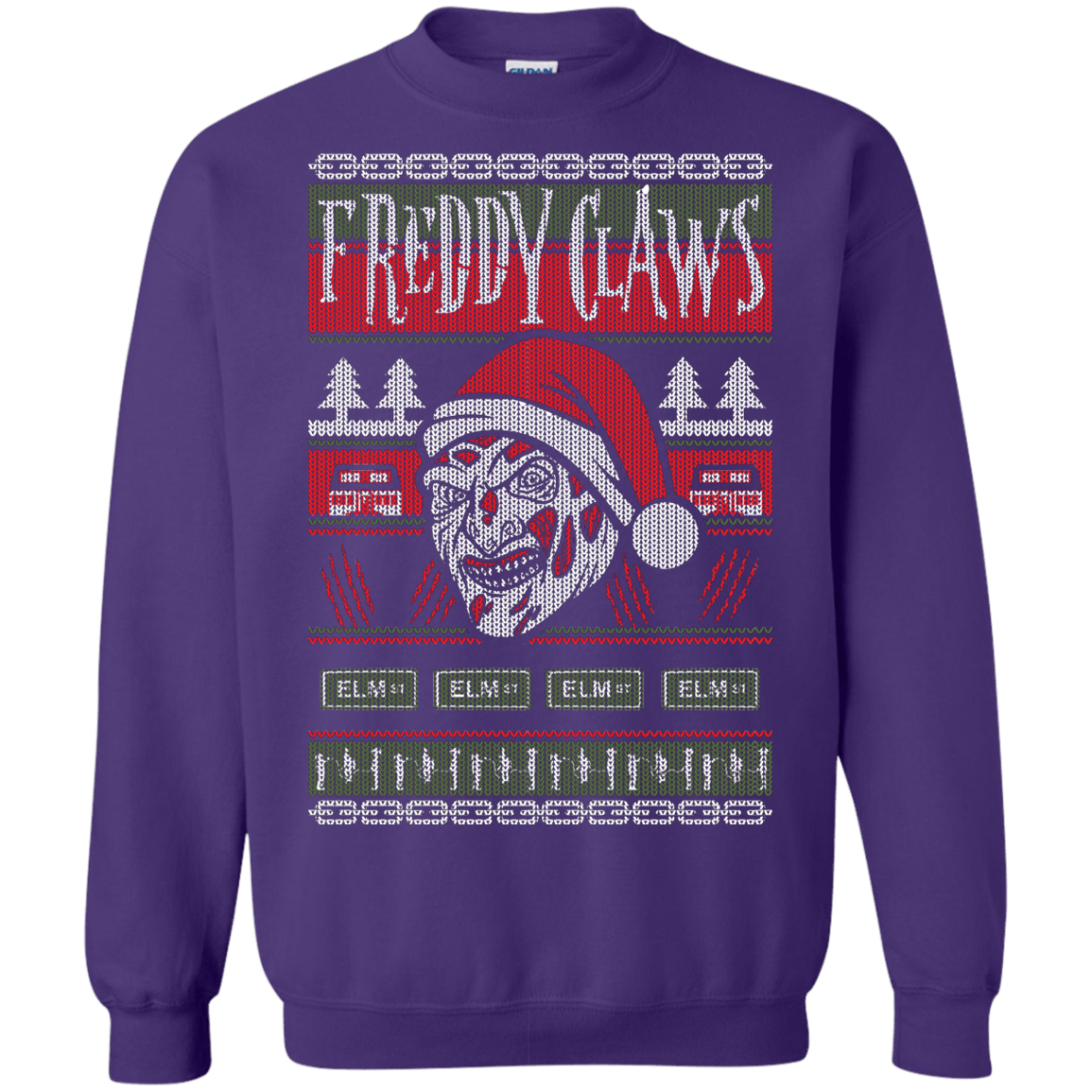 Sweatshirts Purple / S Freddy Claws Crewneck Sweatshirt