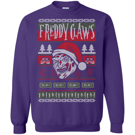 Sweatshirts Purple / S Freddy Claws Crewneck Sweatshirt