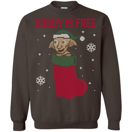 Sweatshirts Dark Chocolate / S Free Elf! Crewneck Sweatshirt