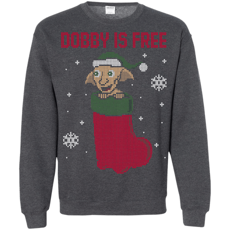 Sweatshirts Dark Heather / S Free Elf! Crewneck Sweatshirt