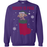 Sweatshirts Purple / S Free Elf! Crewneck Sweatshirt