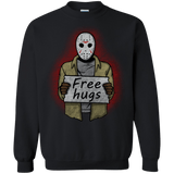 Sweatshirts Black / S Free Hugs Jason Crewneck Sweatshirt