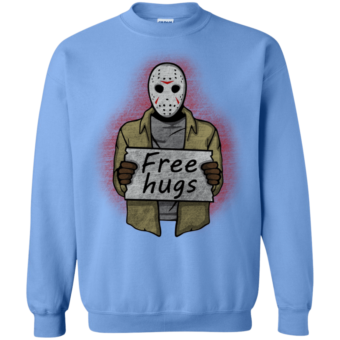 Sweatshirts Carolina Blue / S Free Hugs Jason Crewneck Sweatshirt