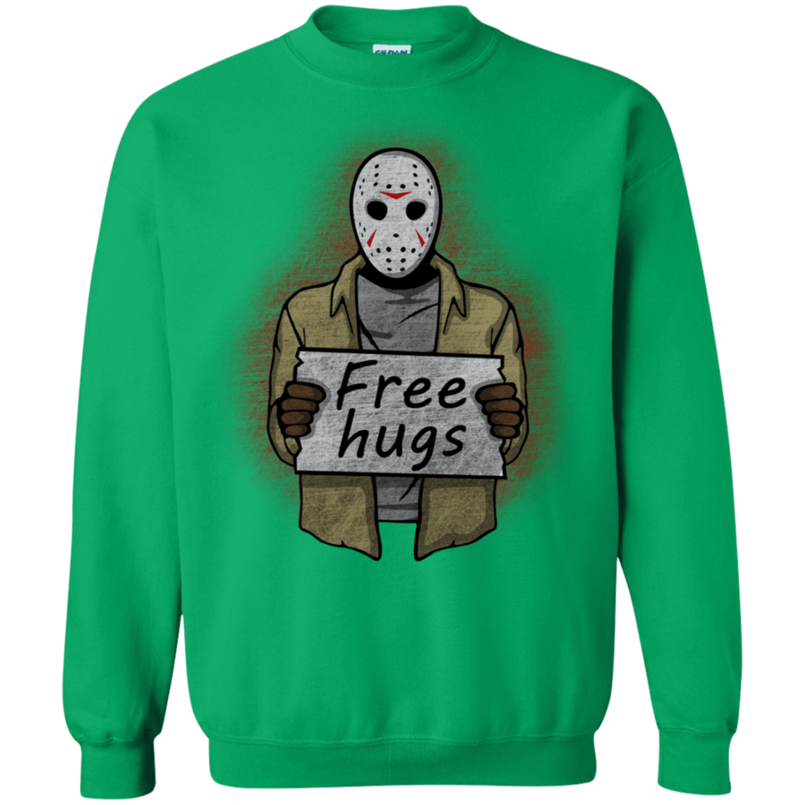 Sweatshirts Irish Green / S Free Hugs Jason Crewneck Sweatshirt