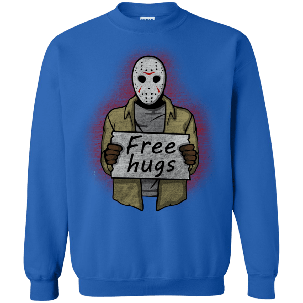 Sweatshirts Royal / S Free Hugs Jason Crewneck Sweatshirt