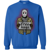 Sweatshirts Royal / S Free Hugs Jason Crewneck Sweatshirt