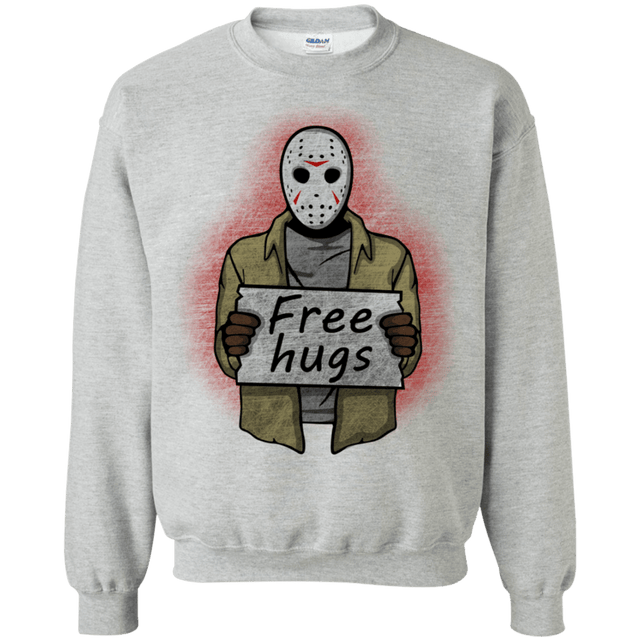 Sweatshirts Sport Grey / S Free Hugs Jason Crewneck Sweatshirt