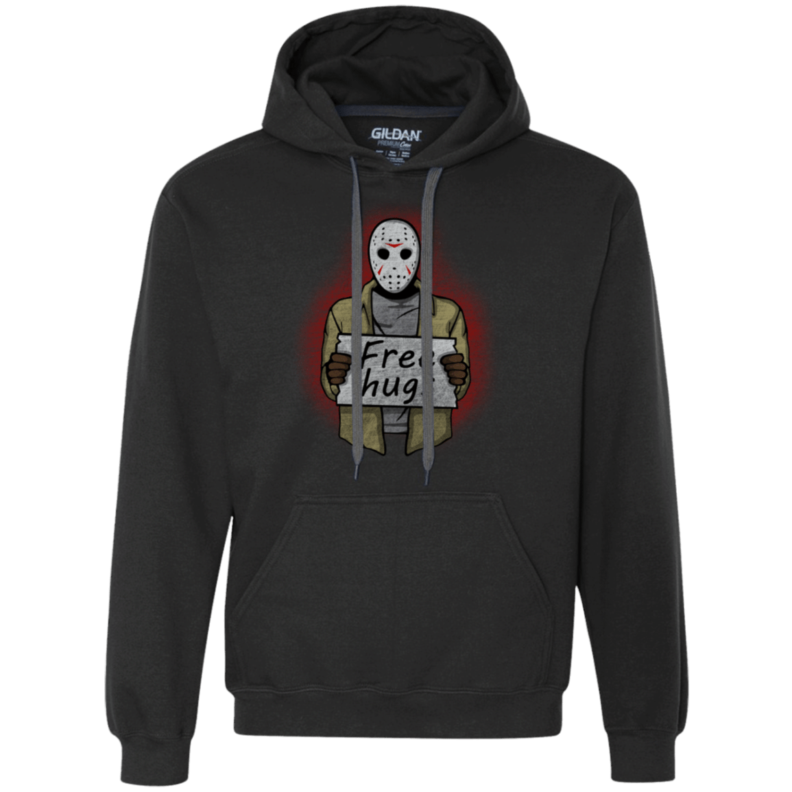 Sweatshirts Black / S Free Hugs Jason Premium Fleece Hoodie
