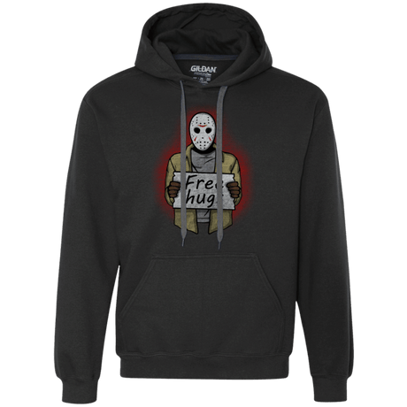 Sweatshirts Black / S Free Hugs Jason Premium Fleece Hoodie