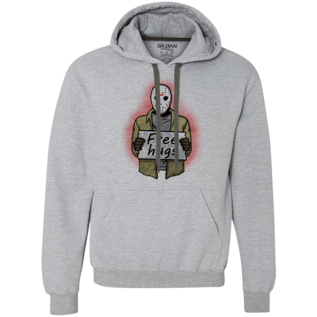 Sweatshirts Sport Grey / S Free Hugs Jason Premium Fleece Hoodie