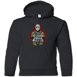 Sweatshirts Black / YS Free Hugs Jason Youth Hoodie