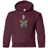 Sweatshirts Maroon / YS Free Hugs Jason Youth Hoodie