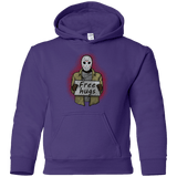 Sweatshirts Purple / YS Free Hugs Jason Youth Hoodie