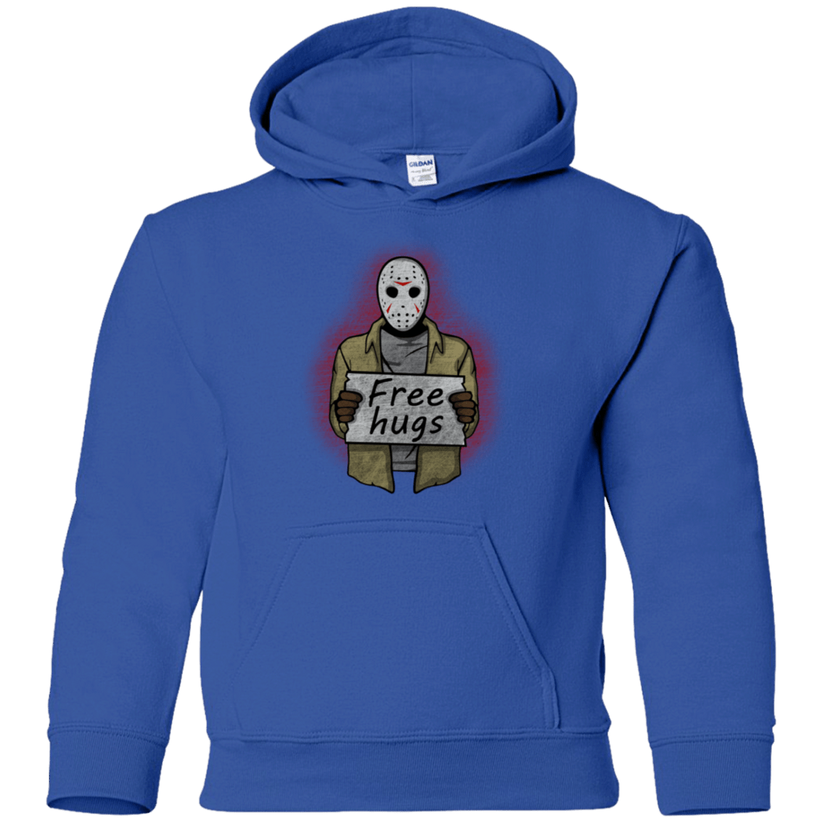 Sweatshirts Royal / YS Free Hugs Jason Youth Hoodie