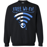 Sweatshirts Black / S Free Wi-Fi! Crewneck Sweatshirt