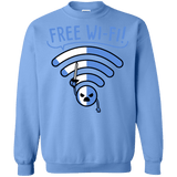 Sweatshirts Carolina Blue / S Free Wi-Fi! Crewneck Sweatshirt