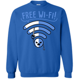 Sweatshirts Royal / S Free Wi-Fi! Crewneck Sweatshirt