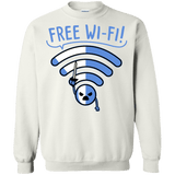 Sweatshirts White / S Free Wi-Fi! Crewneck Sweatshirt