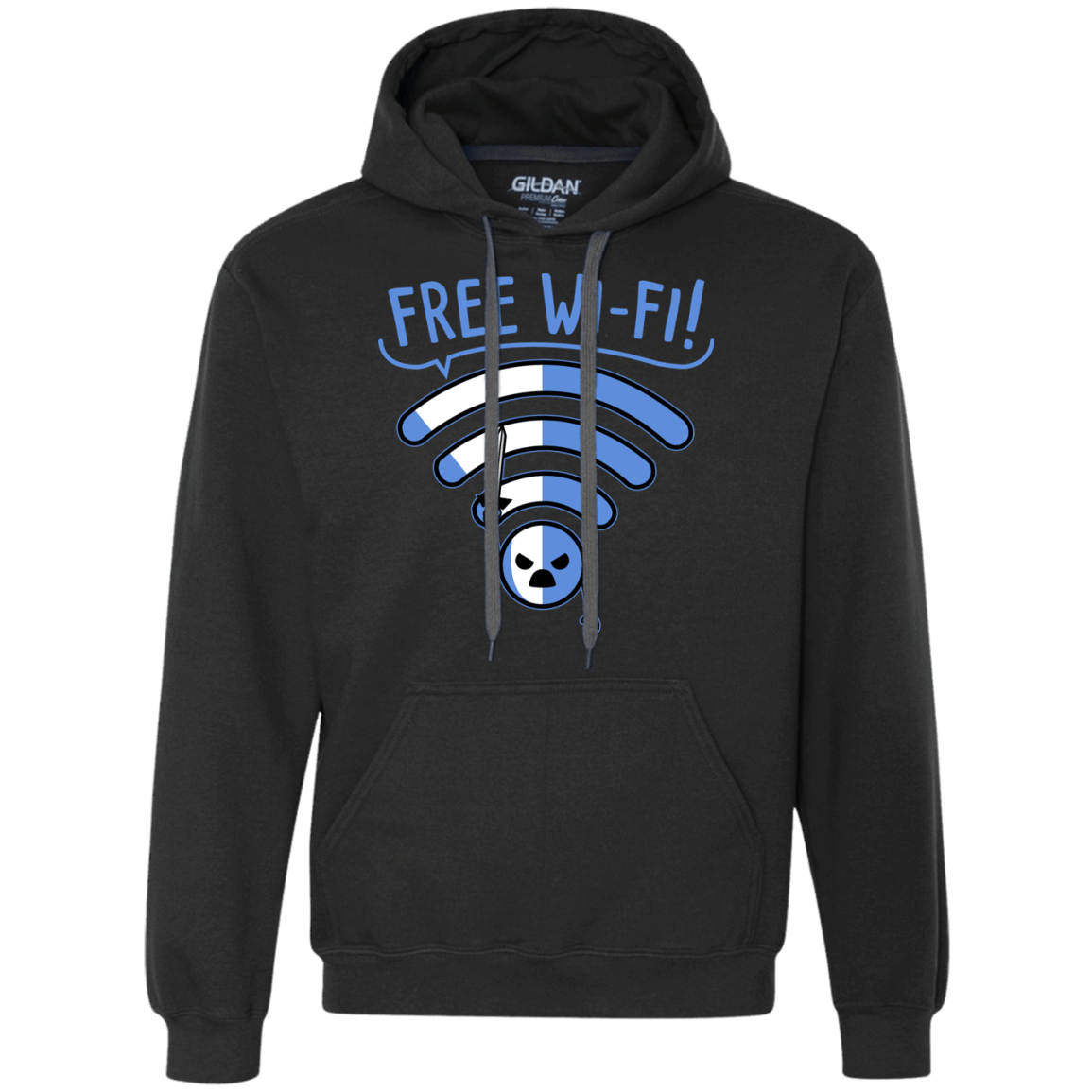 Sweatshirts Black / S Free Wi-Fi! Premium Fleece Hoodie