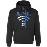 Sweatshirts Black / S Free Wi-Fi! Premium Fleece Hoodie