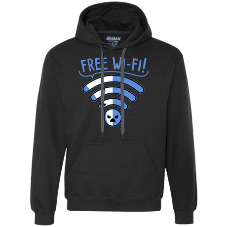 Sweatshirts Black / S Free Wi-Fi! Premium Fleece Hoodie
