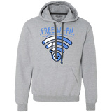 Sweatshirts Sport Grey / S Free Wi-Fi! Premium Fleece Hoodie