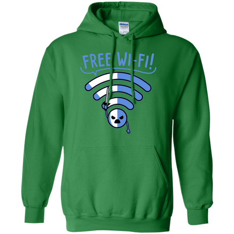 Sweatshirts Irish Green / S Free Wi-Fi! Pullover Hoodie
