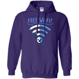 Sweatshirts Purple / S Free Wi-Fi! Pullover Hoodie