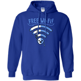 Sweatshirts Royal / S Free Wi-Fi! Pullover Hoodie