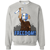 Sweatshirts Ash / Small Freedom Crewneck Sweatshirt