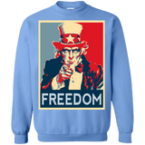 Sweatshirts Carolina Blue / S Freedom Crewneck Sweatshirt