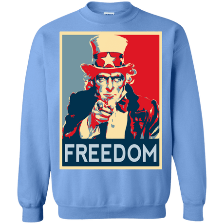 Sweatshirts Carolina Blue / S Freedom Crewneck Sweatshirt