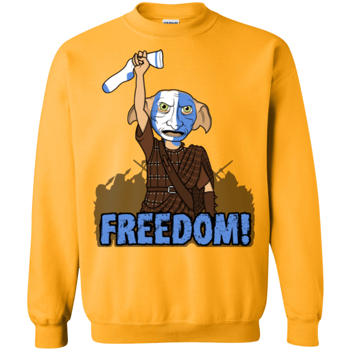 Sweatshirts Gold / Small Freedom Crewneck Sweatshirt
