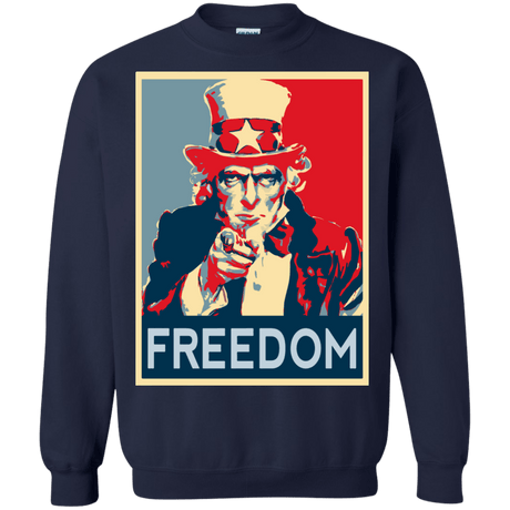 Sweatshirts Navy / S Freedom Crewneck Sweatshirt