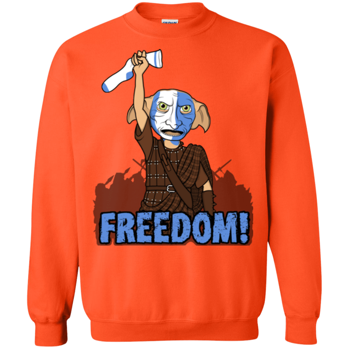 Sweatshirts Orange / Small Freedom Crewneck Sweatshirt