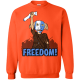 Sweatshirts Orange / Small Freedom Crewneck Sweatshirt