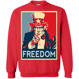 Sweatshirts Red / S Freedom Crewneck Sweatshirt