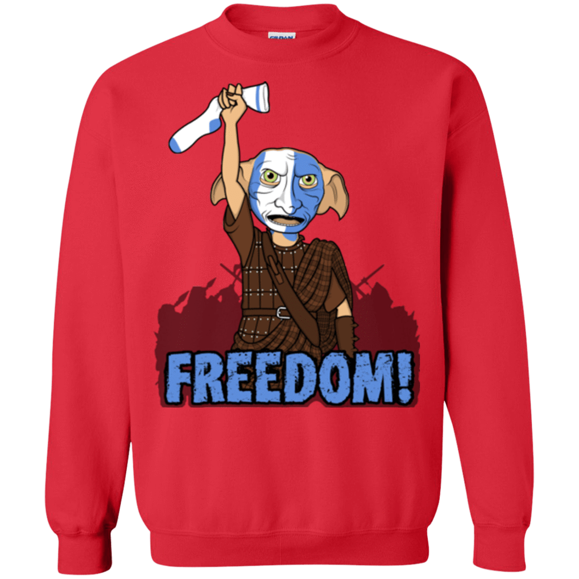 Sweatshirts Red / Small Freedom Crewneck Sweatshirt
