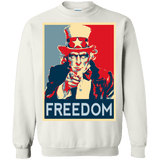 Sweatshirts White / S Freedom Crewneck Sweatshirt