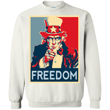 Sweatshirts White / S Freedom Crewneck Sweatshirt