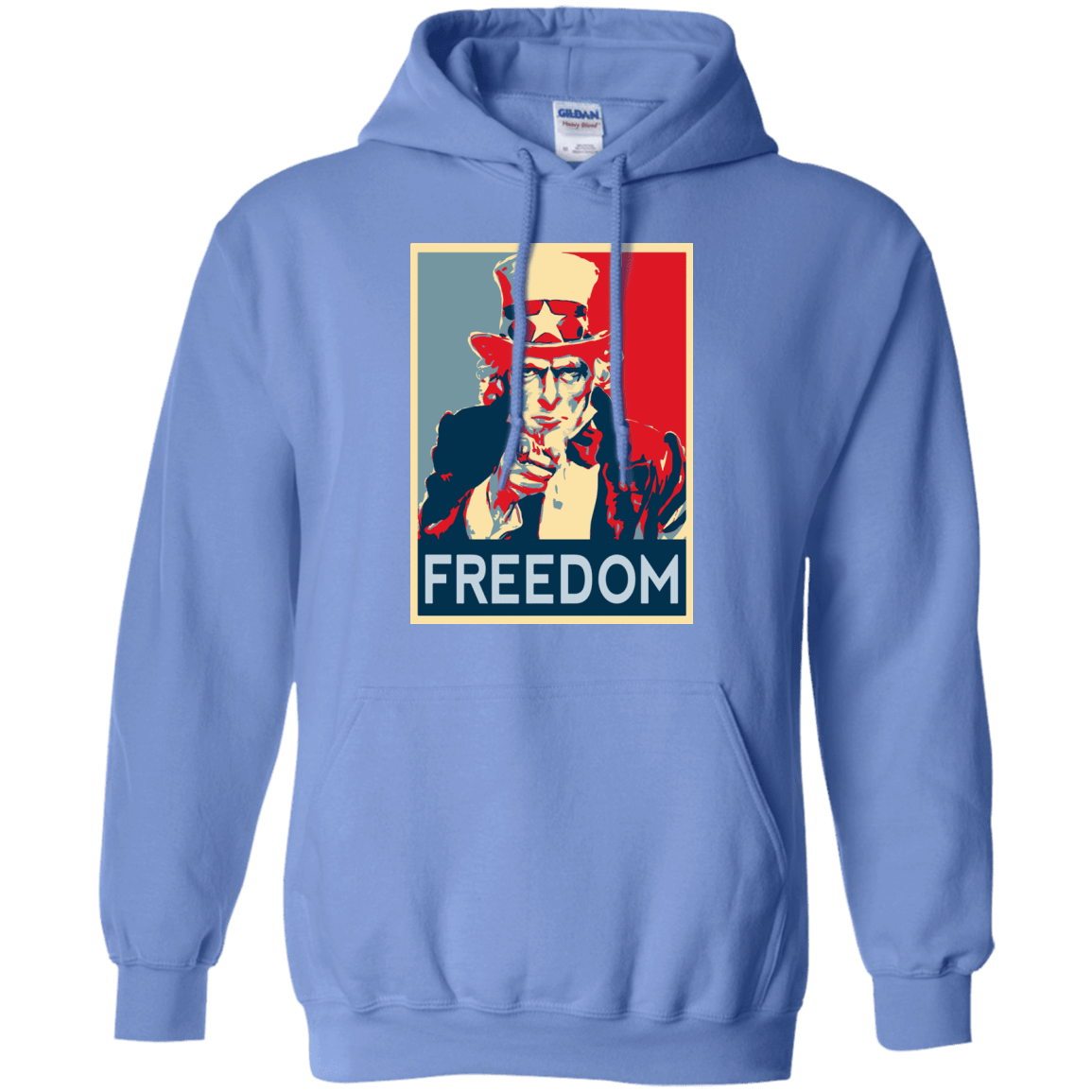 Sweatshirts Carolina Blue / S Freedom Pullover Hoodie