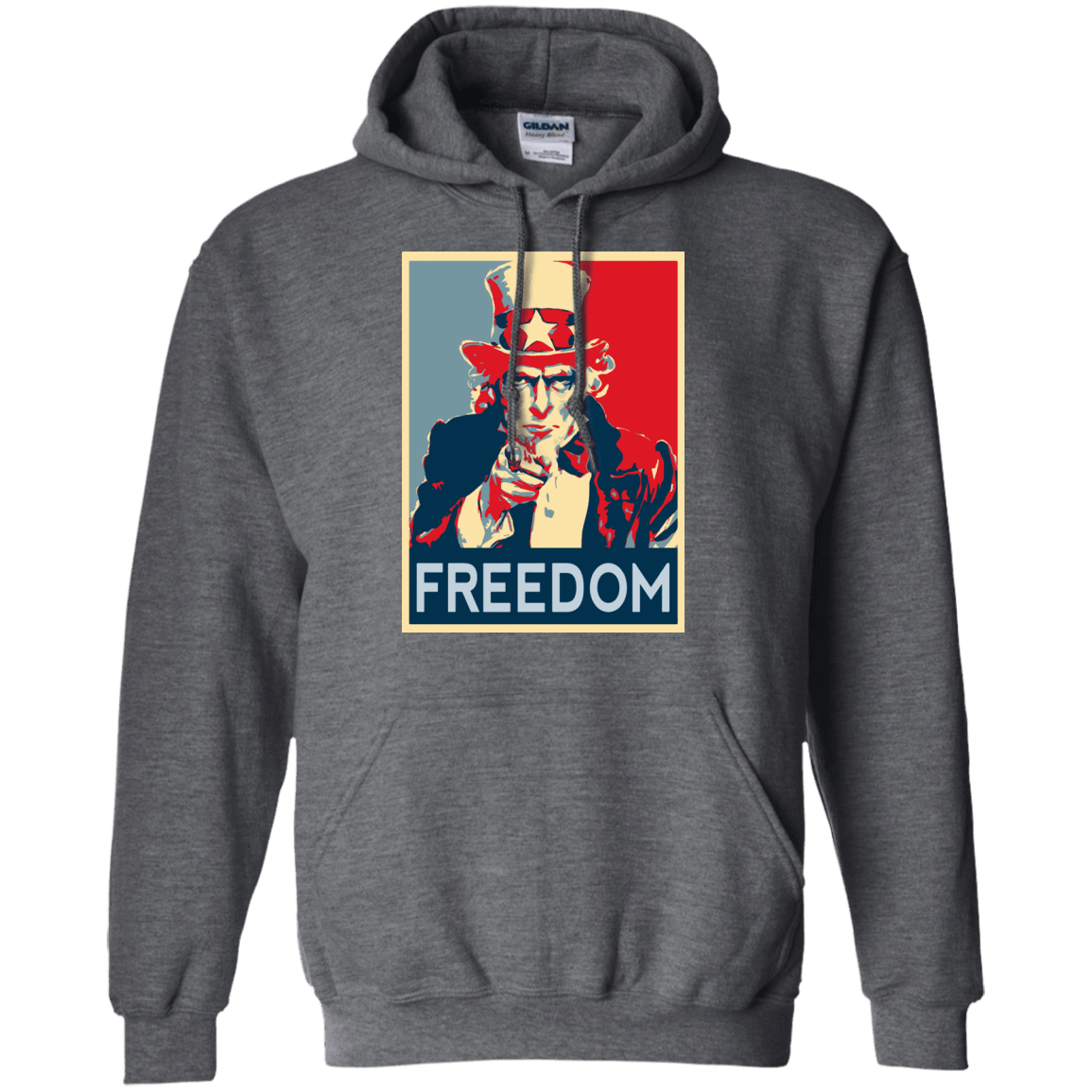 Sweatshirts Dark Heather / S Freedom Pullover Hoodie