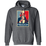 Sweatshirts Dark Heather / S Freedom Pullover Hoodie