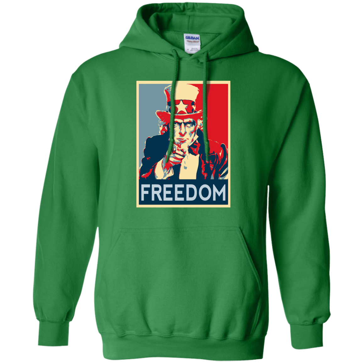 Sweatshirts Irish Green / S Freedom Pullover Hoodie