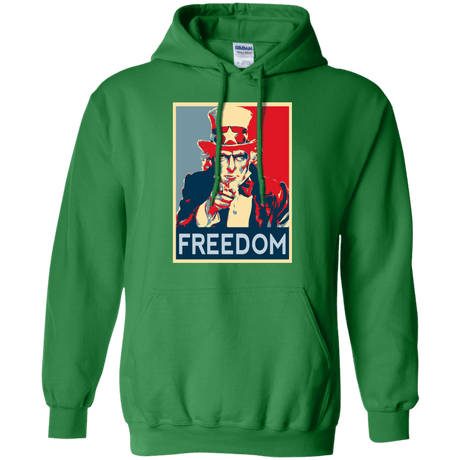 Sweatshirts Irish Green / S Freedom Pullover Hoodie